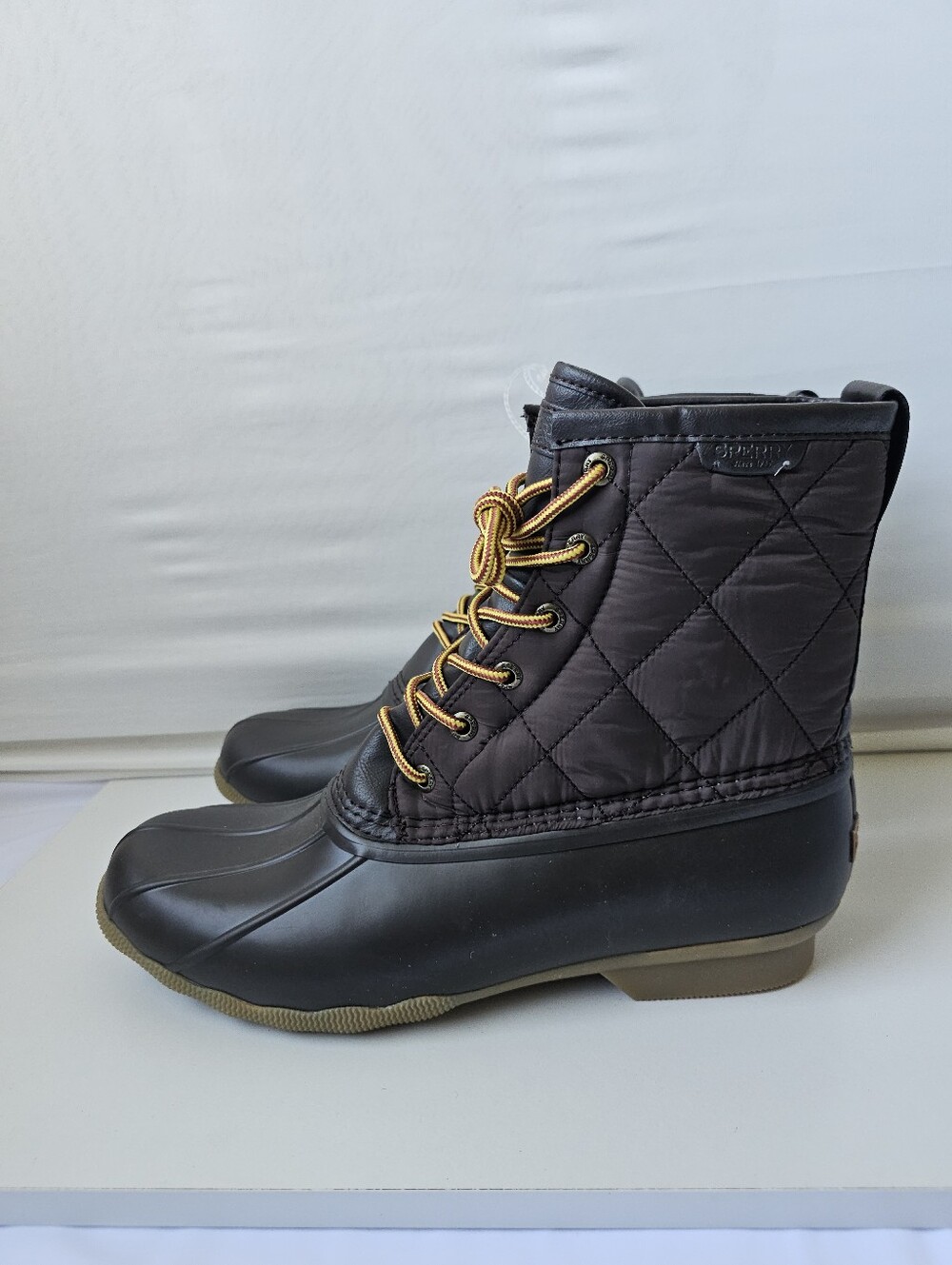 Sperry Top-Sider Men's Duck Boots Brown Quilted NWOT - Size 11 & 12 - Picture 9 of 16